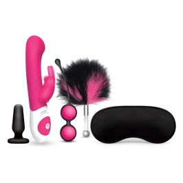 The Rabbit Company Playtime Gift Set - Multi-Item Collection, Hot Pink