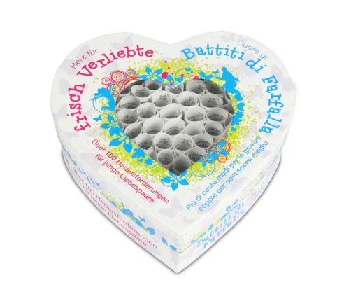 Herz & Cuore Heart Challenge Game for Couples - 100 Creative Tasks