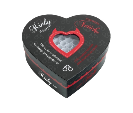 Kinky Heart & Corazon Fetiche Couples Challenge Game, 100 Tasks, EN-ES