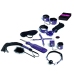 Master & Slave Bondage Game Set Purple - Complete Restraint Kit & Cards