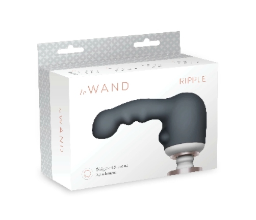 Le Wand Original Ripple Weighted Silicone Attachment - Textured Accessory