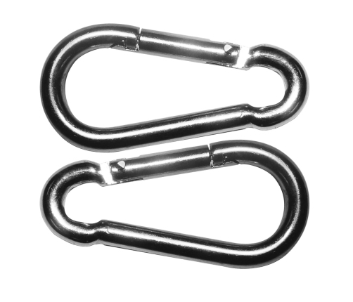 Sportsheets Edge Carabiners Set of 2 - Body-Safe Nickel-Free Metal