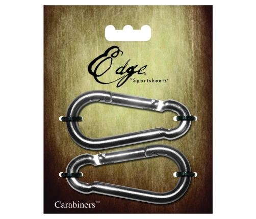 Sportsheets Edge Carabiners Set of 2 - Body-Safe Nickel-Free Metal