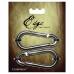 Sportsheets Edge Carabiners Set of 2 - Body-Safe Nickel-Free Metal