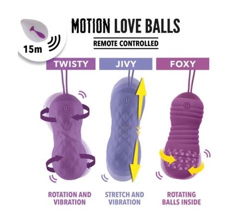 FeelzToys - Motion Love Balls Twisty