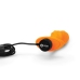 b-Vibe Swirl Texture Plug Orange - Silicone, 6 Modes, 13.5 cm