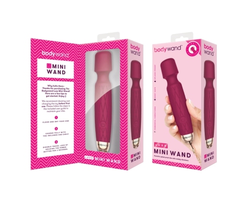 Bodywand Luxe Mini USB Wand Pink - Compact Rechargeable Massager