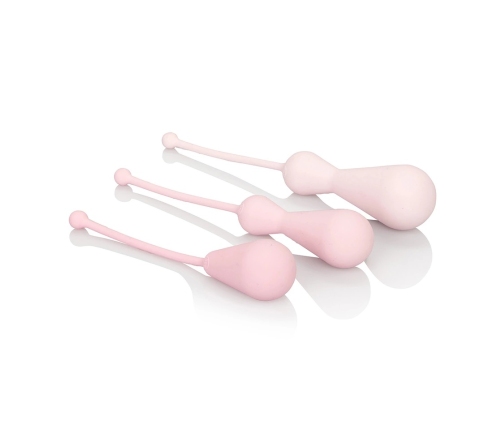 CalExotics Inspire Silicone Weighted Kegel Training Kit Pink 3-Piece