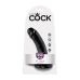 King Cock - Cock 6 Inch Black