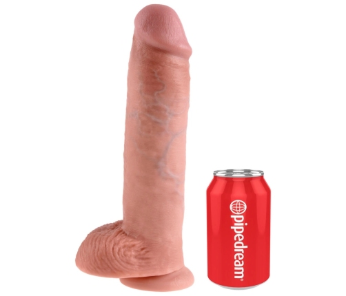 King Cock - Cock 11 Inch with Balls Flesh