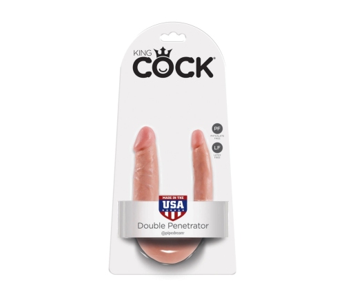 King Cock - U-Shaped Double Trouble Small Flesh