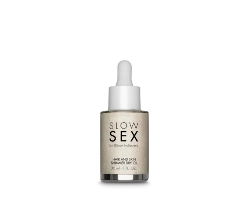 Bijoux Indiscrets - Slow Sex Hair & Skin Shimmer Dry Oil