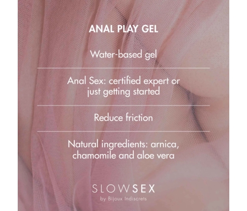 Bijoux Indiscrets - Slow Sex Anal Play Gel 30 ml