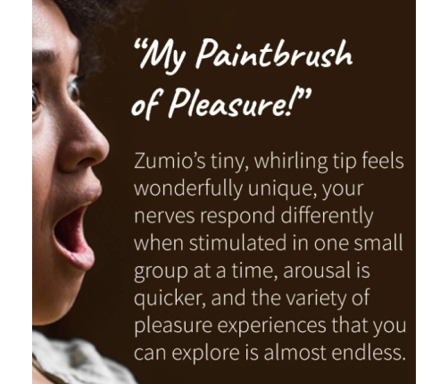 Zumio X Spirotip Precision Rechargeable Stimulation Device, Purple