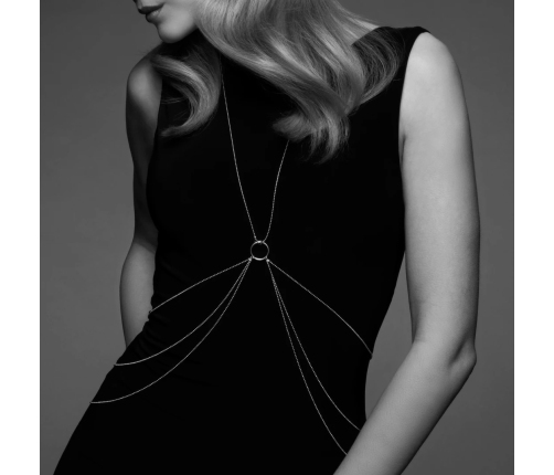 Bijoux Indiscrets Magnifique 8 Body Chain Gold - Adjustable Jewelry Accessory