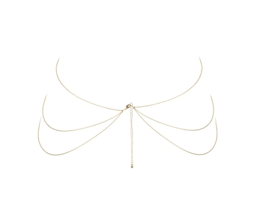 Bijoux Indiscrets Magnifique 8 Body Chain Gold - Adjustable Jewelry Accessory