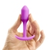 b-Vibe Snug Plug 1 Fuchsia Weighted Silicone Anal System 2x9.4cm