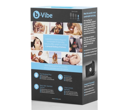 B-Vibe - Snug Plug 1 Black