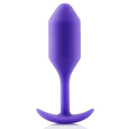 b-Vibe Snug Plug 2 Weighted Silicone Model 114g Purple 3x11.4cm b-Vibe Snug Plug 2 Weighted Silicone Model 114g Purple 3x11.4cm
