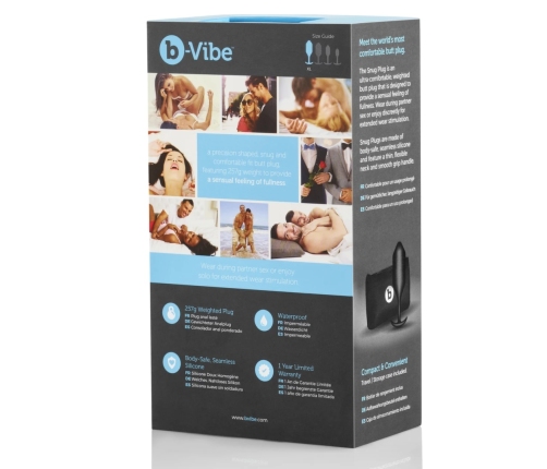 B-Vibe - Snug Plug 4 Black