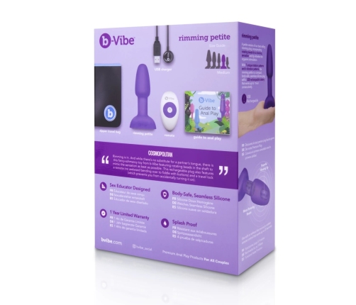 B-Vibe - Rimming Petite Plug Purple
