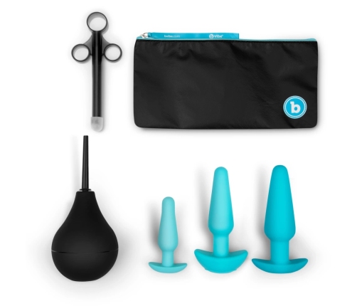 B-Vibe - Anal Training & Education Set Blue