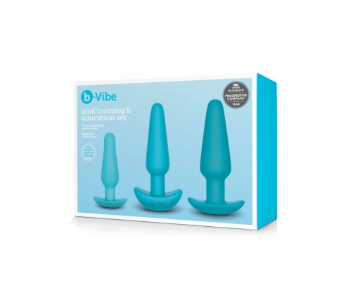 B-Vibe - Anal Training & Education Set Blue