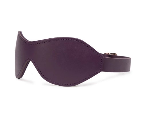 Fifty Shades Freed Cherished Collection Luxury Leather Blindfold Purple