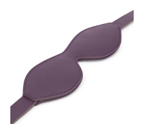 Fifty Shades Freed Cherished Collection Luxury Leather Blindfold Purple