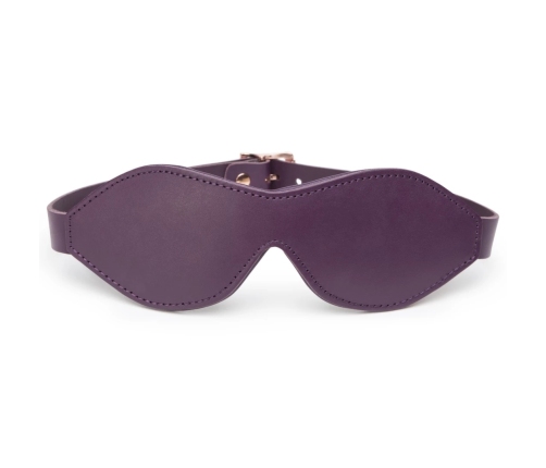 Fifty Shades Freed Cherished Collection Luxury Leather Blindfold Purple