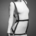 Bijoux Indiscrets Maze Arrow Dress Harness Black Vegan Adjustable