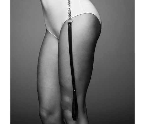 Bijoux Indiscrets Maze Leash Brown - Adjustable Vegan Leather Accessory