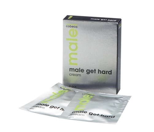 Cobeco Male Get Hard krem intymny w saszetkach 6x4 ml wygodne opakowanie