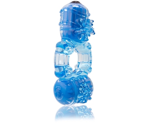 The Screaming O Big O 2 Blue Dual Motor Intimate Ring