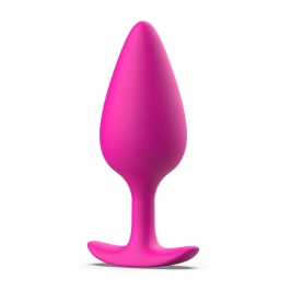 B Swish bfilled Basic Plus Intimate Silicone Plug Magenta 10cm B Swish bfilled Basic Plus Intimate Silicone Plug Magenta 10cm