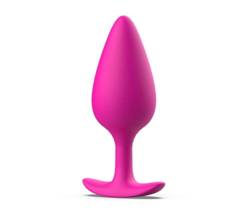 B Swish bfilled Basic Plus Intimate Silicone Plug Magenta 10cm