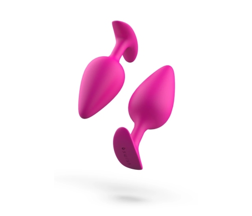 B Swish bfilled Basic Plus Intimate Silicone Plug Magenta 10cm