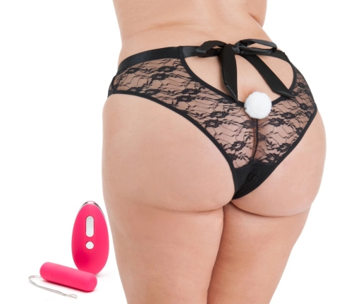 Happy Rabbit Plus Size Remote-Controlled Wearable Vibe Set Black