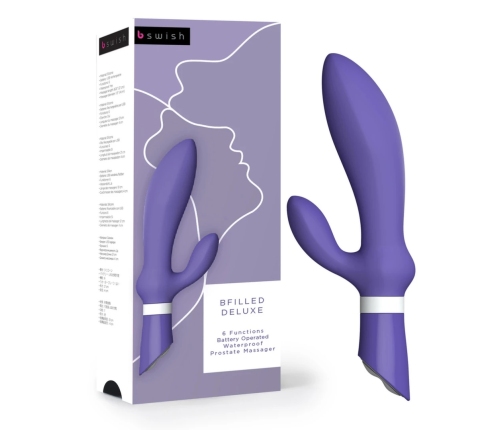 B Swish Bfilled Deluxe Twilight Dual-Motor Silicone Intimate Device 21cm