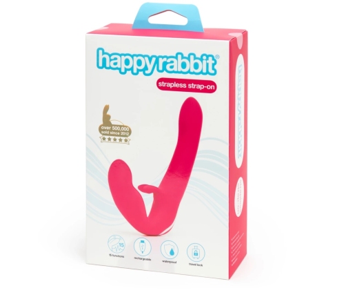 Happy Rabbit - Strapless Strap-On Pink