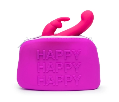 Happy Rabbit - HAPPY Storage Zip Bag Large Purple