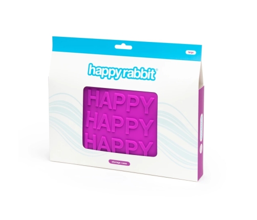 Happy Rabbit - HAPPY Storage Zip Bag Large Purple