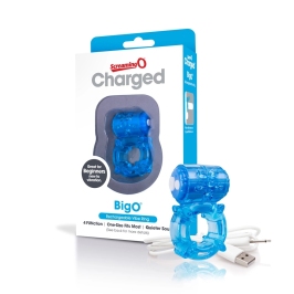 The Screaming O Charged Big O Blue Rechargeable Intimate Ring