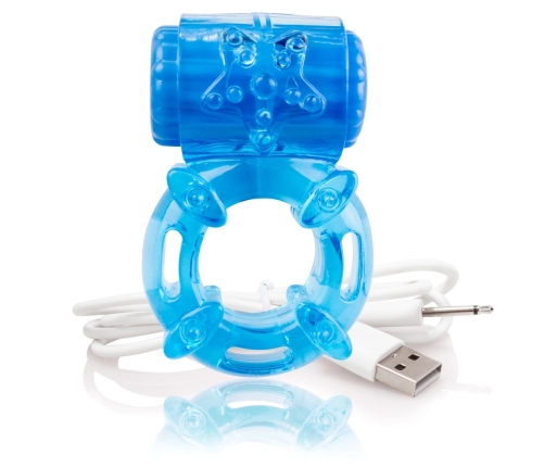 The Screaming O Charged Big O Blue Rechargeable Intimate Ring