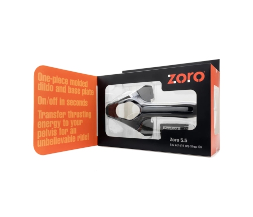 Perfect Fit - Zoro Strap-On 14 cm Black