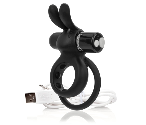 Screaming O Charged Ohare XL Intimate Double Ring Black Silicone