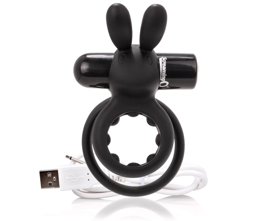 Screaming O Charged Ohare XL Intimate Double Ring Black Silicone