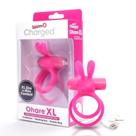Screaming O Charged Ohare XL Pink - Rechargeable Double Ring System