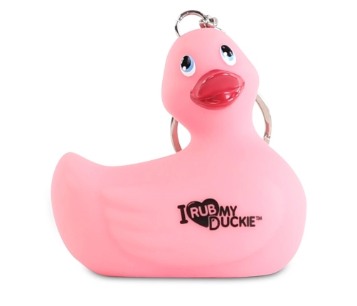 Big Teaze Toys I Rub My Duckie Pink Keychain - Miniature Duck Accessory