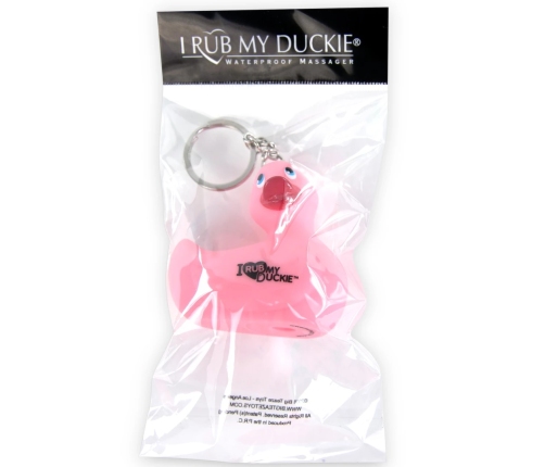 Big Teaze Toys I Rub My Duckie Pink Keychain - Miniature Duck Accessory